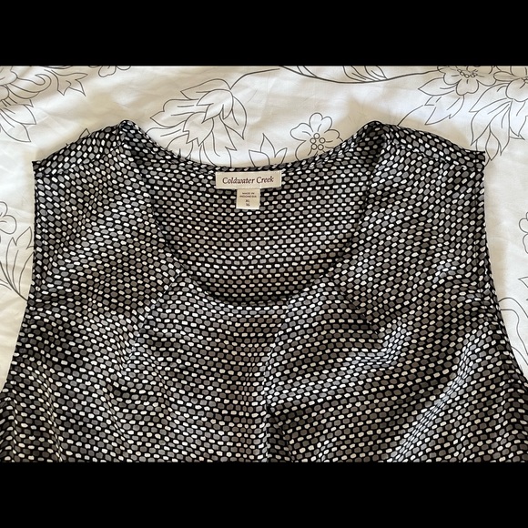 Coldwater Creek sleeveless blouse - Picture 2 of 10